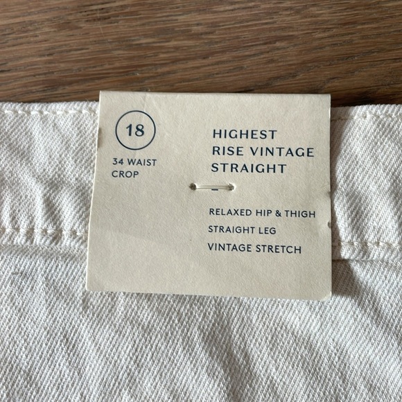 Universal Thread High-Rise Vintage Crop Straight Leg Jeans 18 NWT - Picture 12 of 13